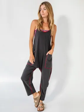 Lucy Jumpsuit - Charcoal