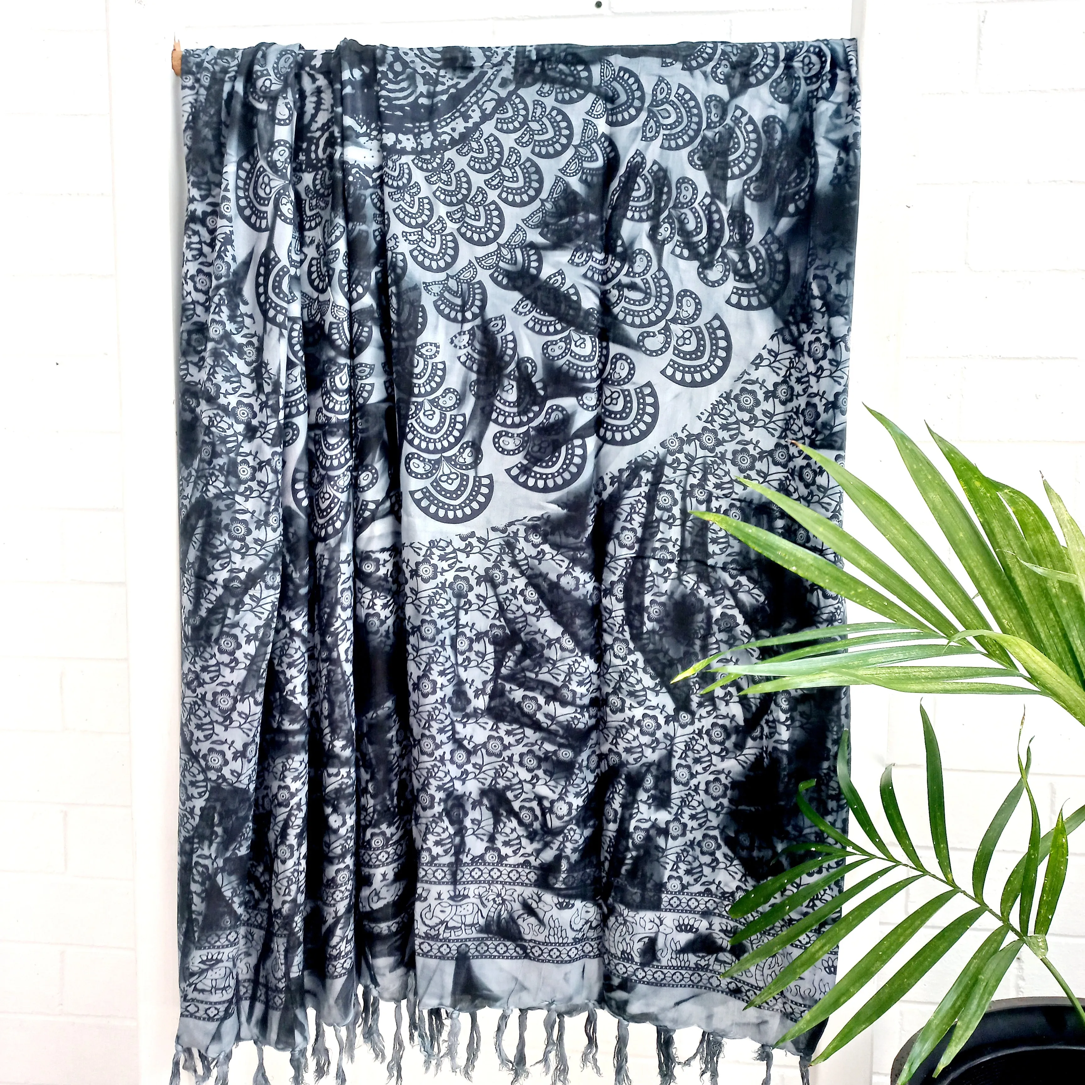 100% Rayon Sarong - Blue Mandala