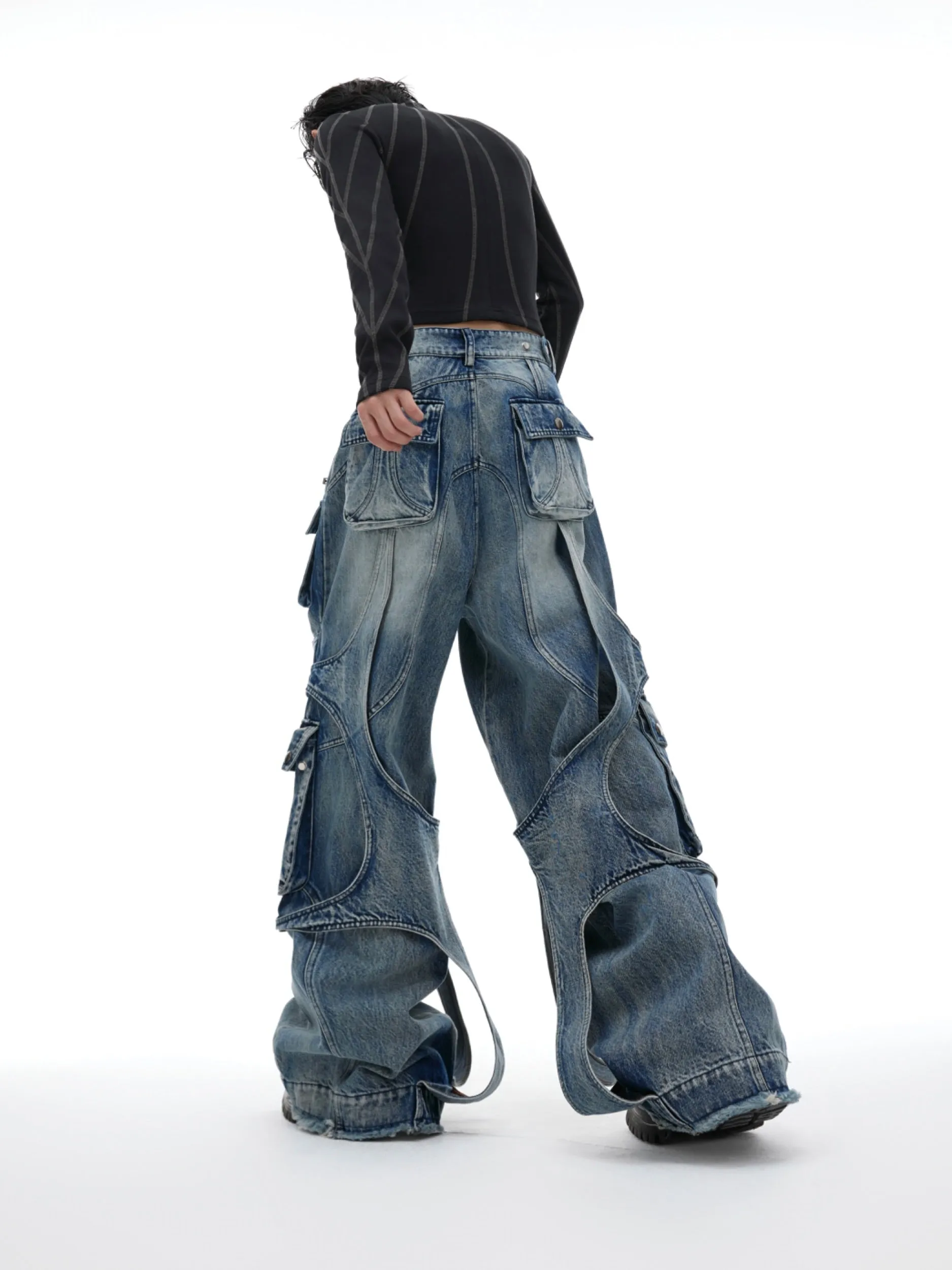 【24s Oct.】Make Old Punk Jeans with Lines and Heavy Jeans