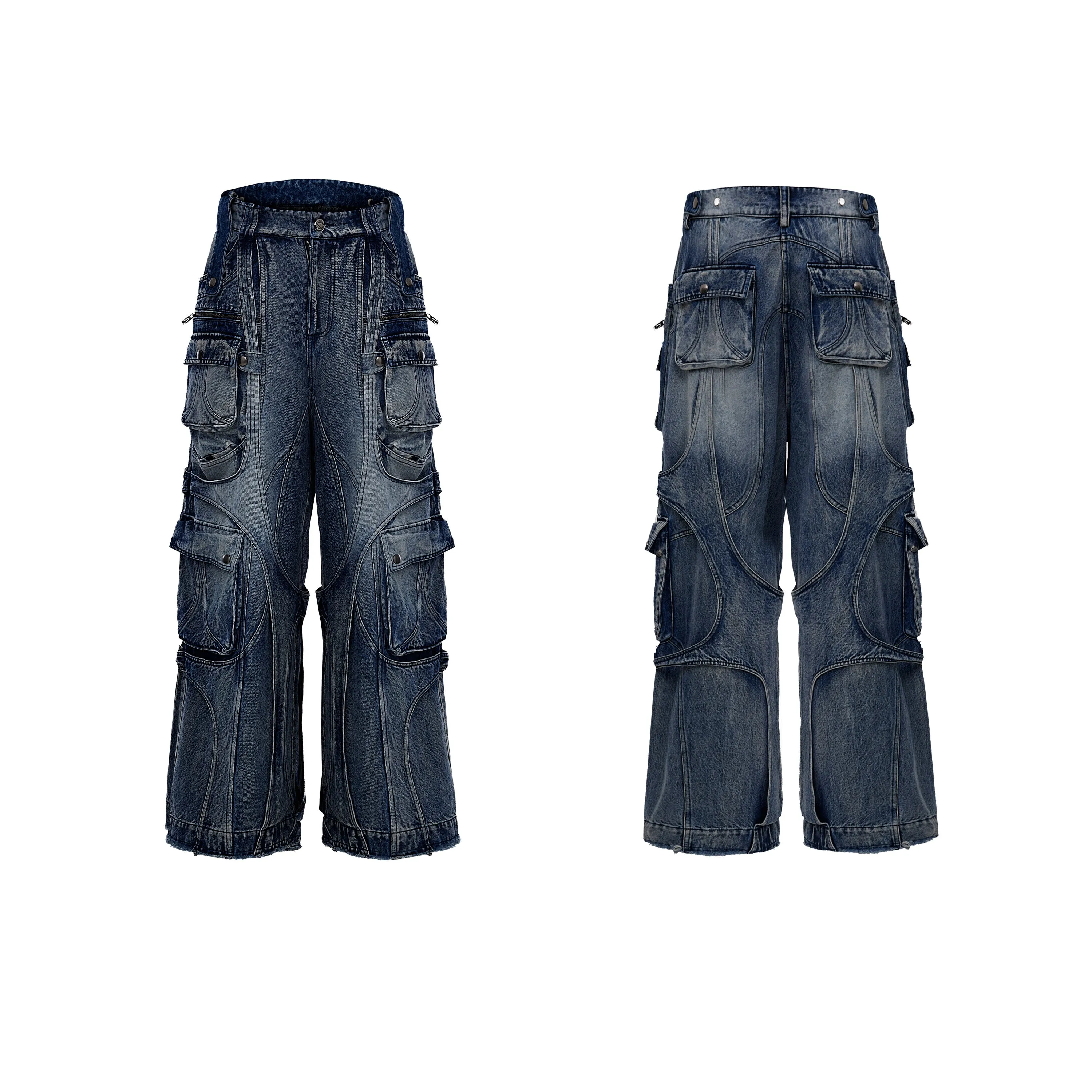 【24s Oct.】Make Old Punk Jeans with Lines and Heavy Jeans