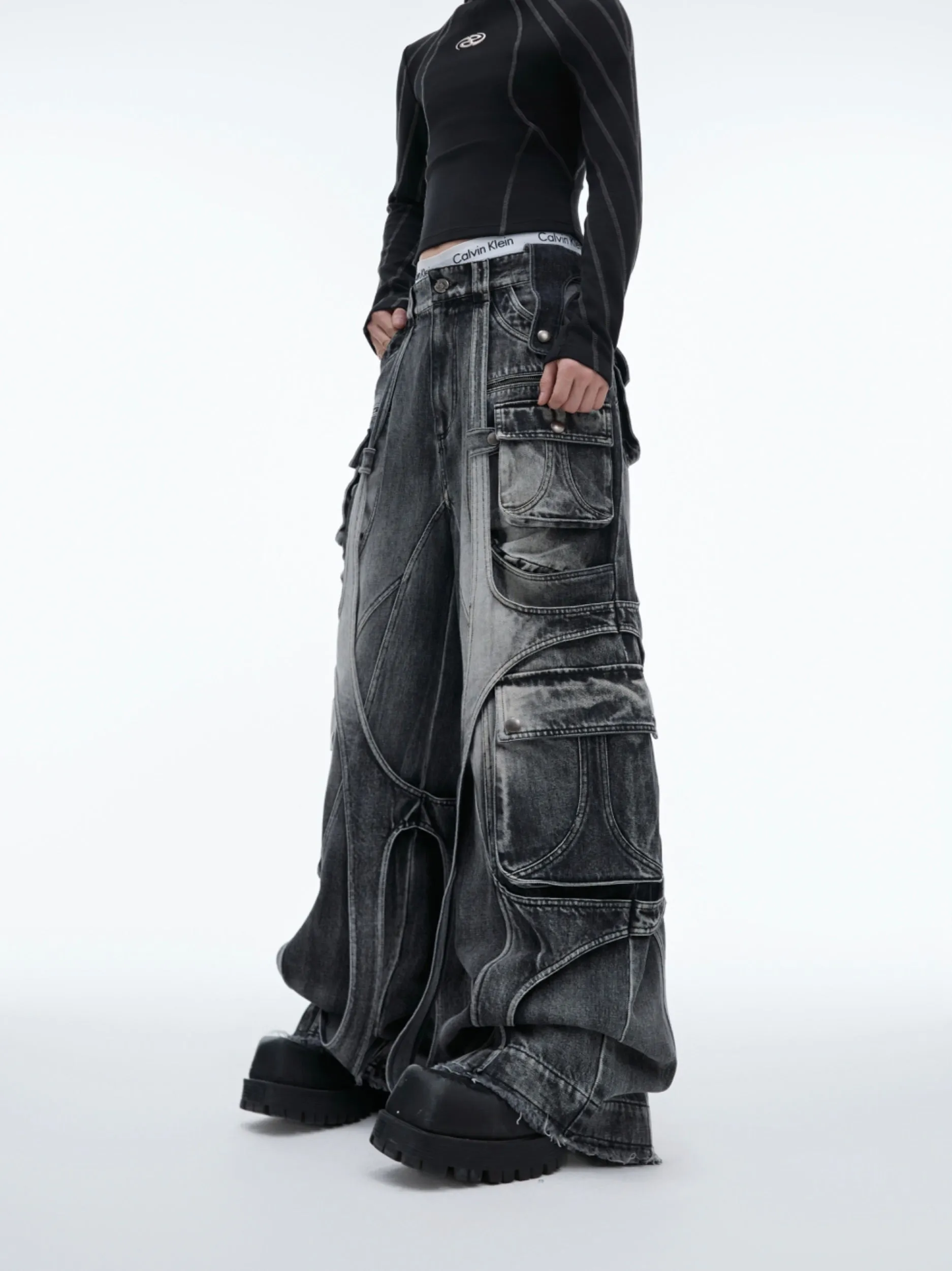 【24s Oct.】Make Old Punk Jeans with Lines and Heavy Jeans