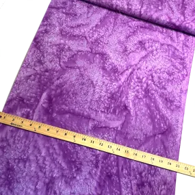 7/8 YD. PIECE, Purple Orchid Artisan Salt Dye/Tie Dye Rayon Challis from India,  #HB-275