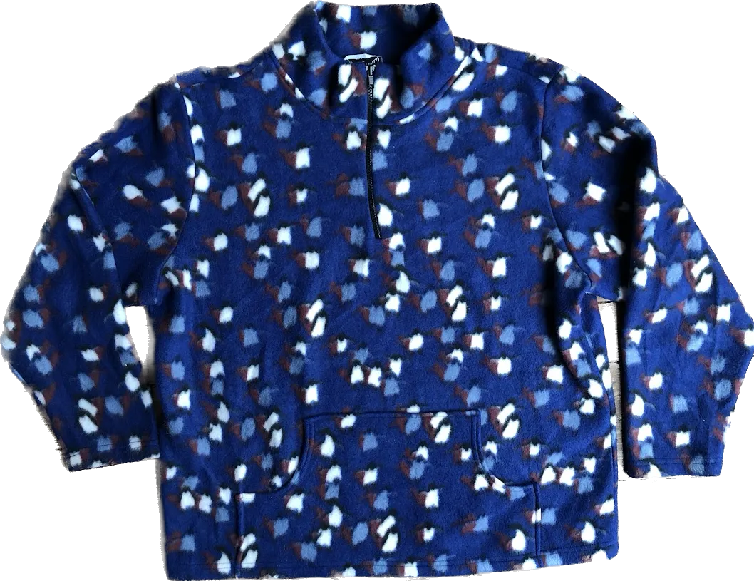 90s Mind Games Penguins Fleece Pullover       XXXL