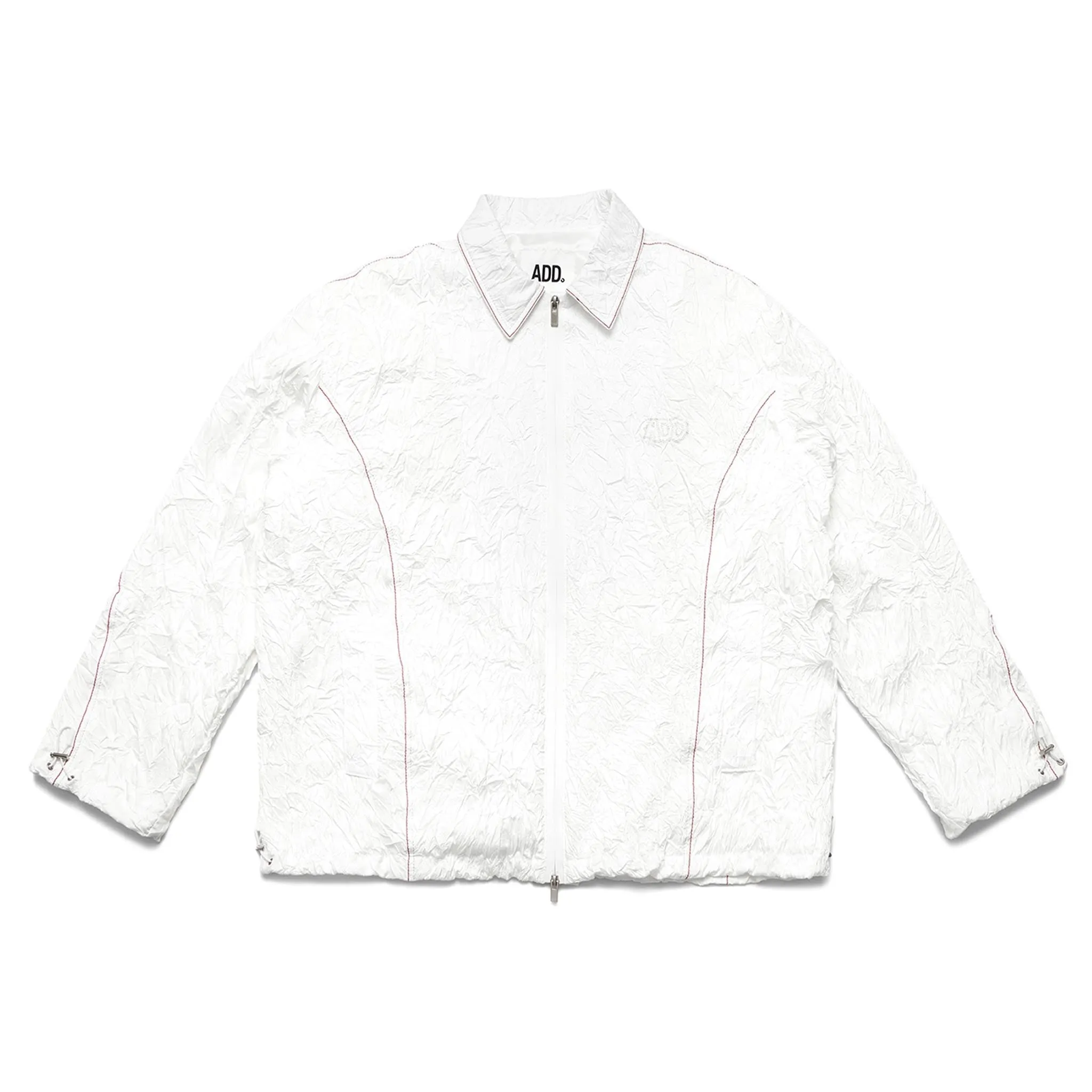 ADD Signal Twist Sleeve String Jacket White