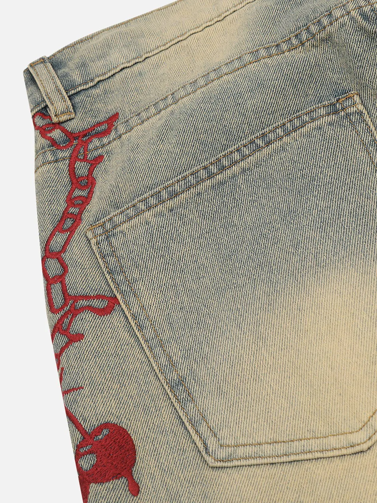 Aelfric Eden Embroidery Washed Jeans