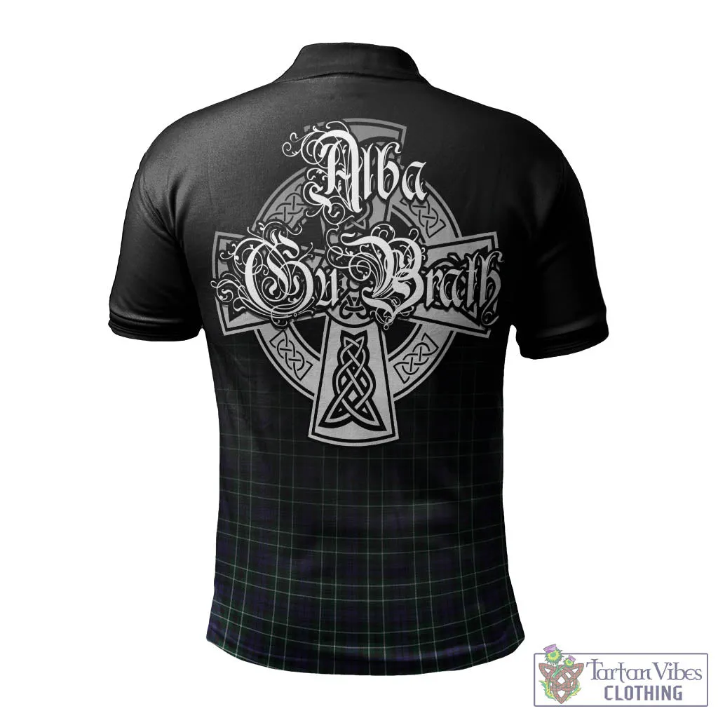 Allardice Tartan Polo Shirt Featuring Alba Gu Brath Family Crest Celtic Inspired