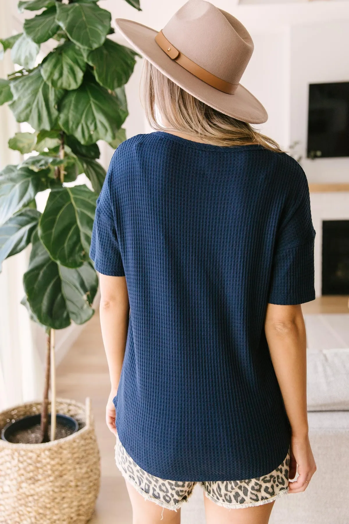 Always Be Yours Top in Navy