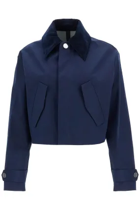 Ami Alexandre Matiussi cropped canvas jacket for women