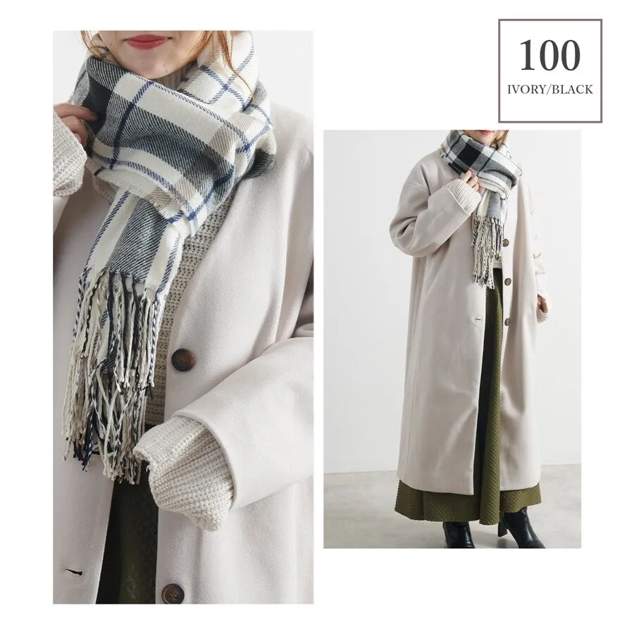 An-Lure | Plaid Large Scarf Mitis