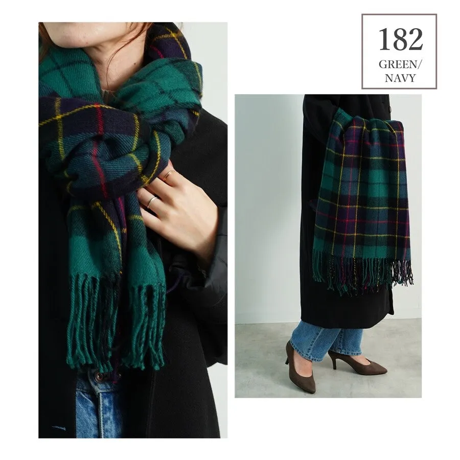 An-Lure | Plaid Large Scarf Mitis