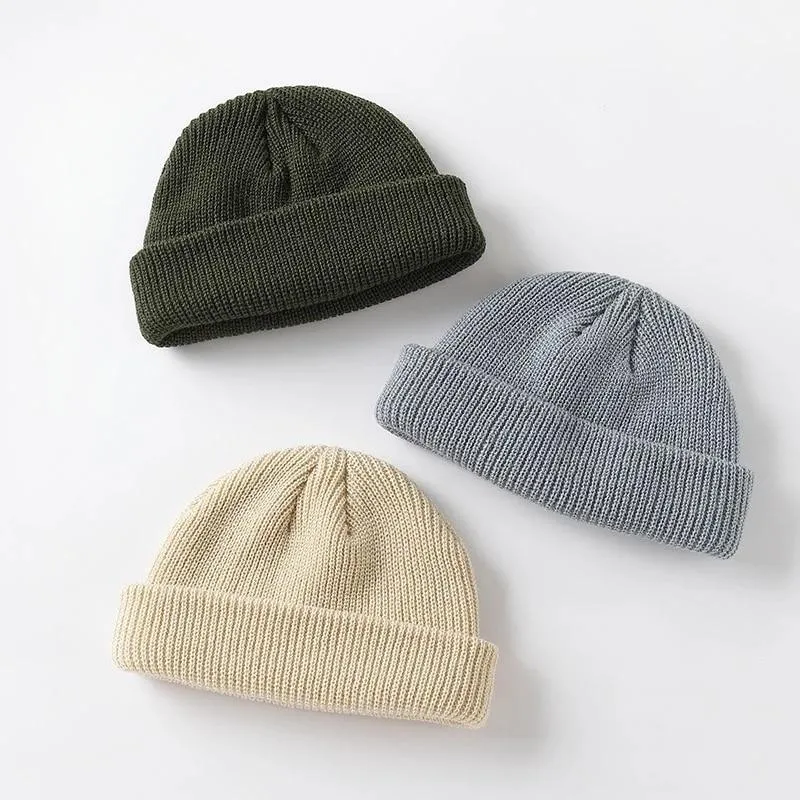 Arimonz Unisex Cotton Skull Cap Beanie In 10 Colors