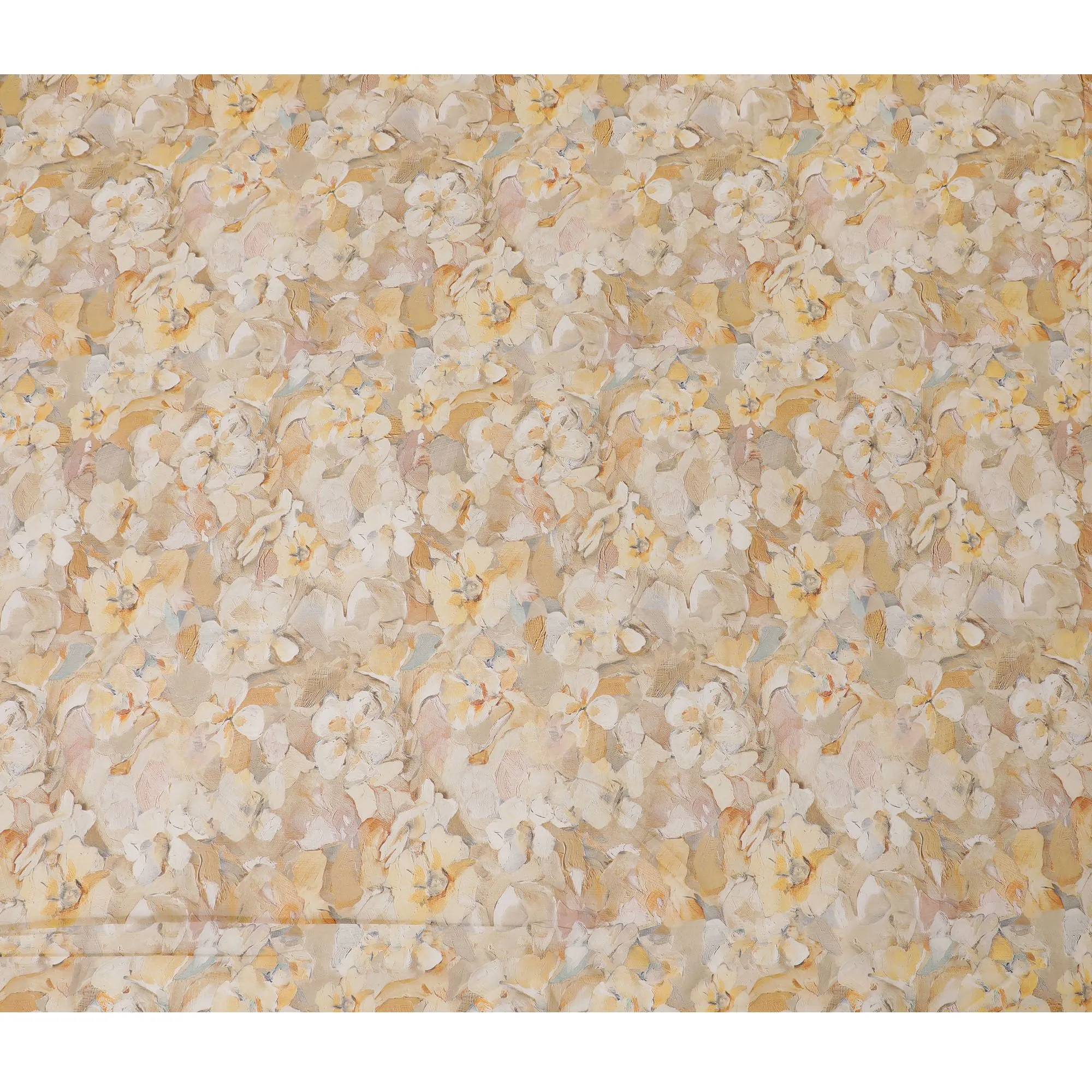 Autumnal Hues Viscose Crepe Fabric - 110cm Wide, Soft Textured, Buy Online-D18102