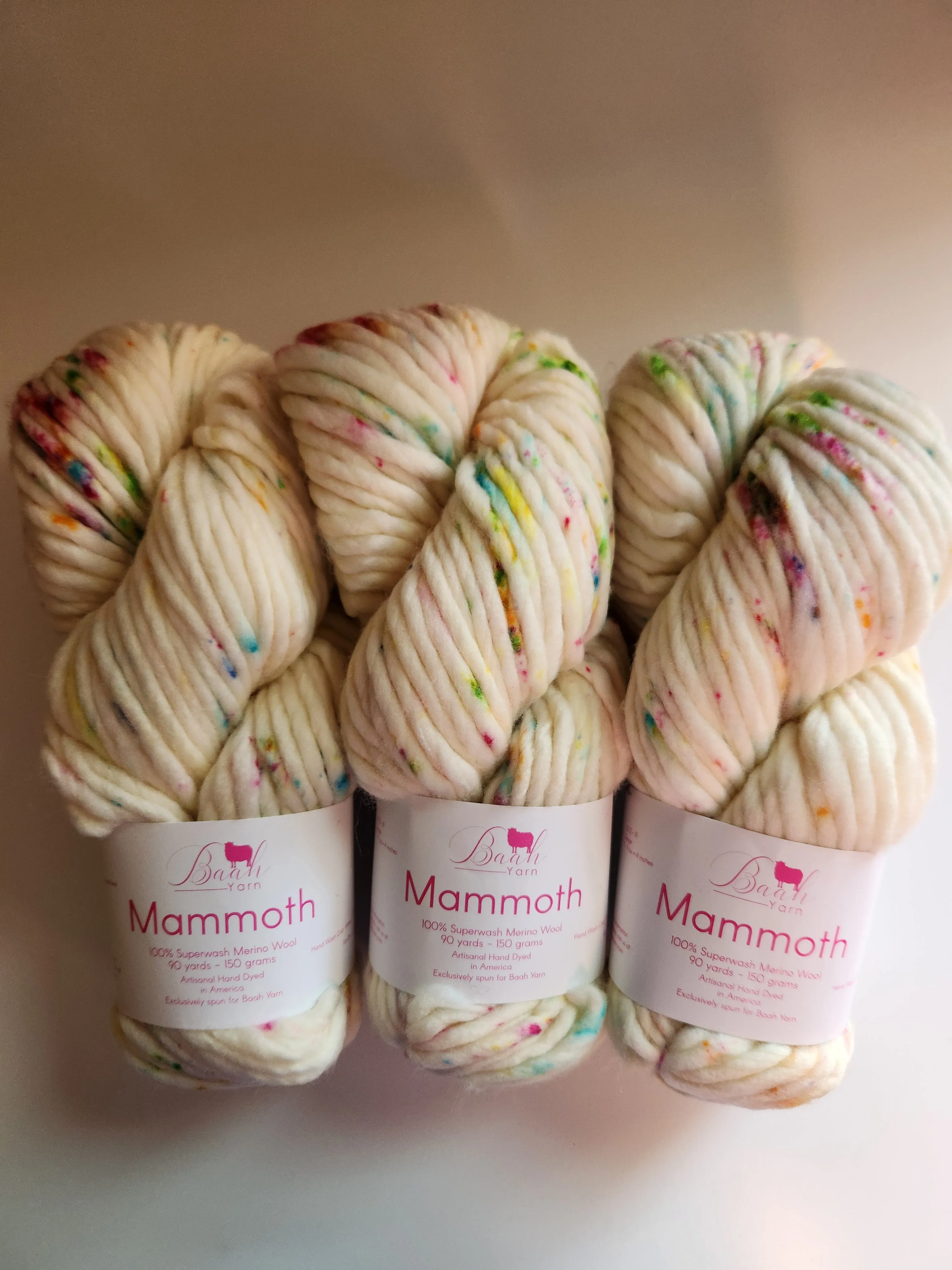 Baah Yarn | Mammoth | Confetti Cake