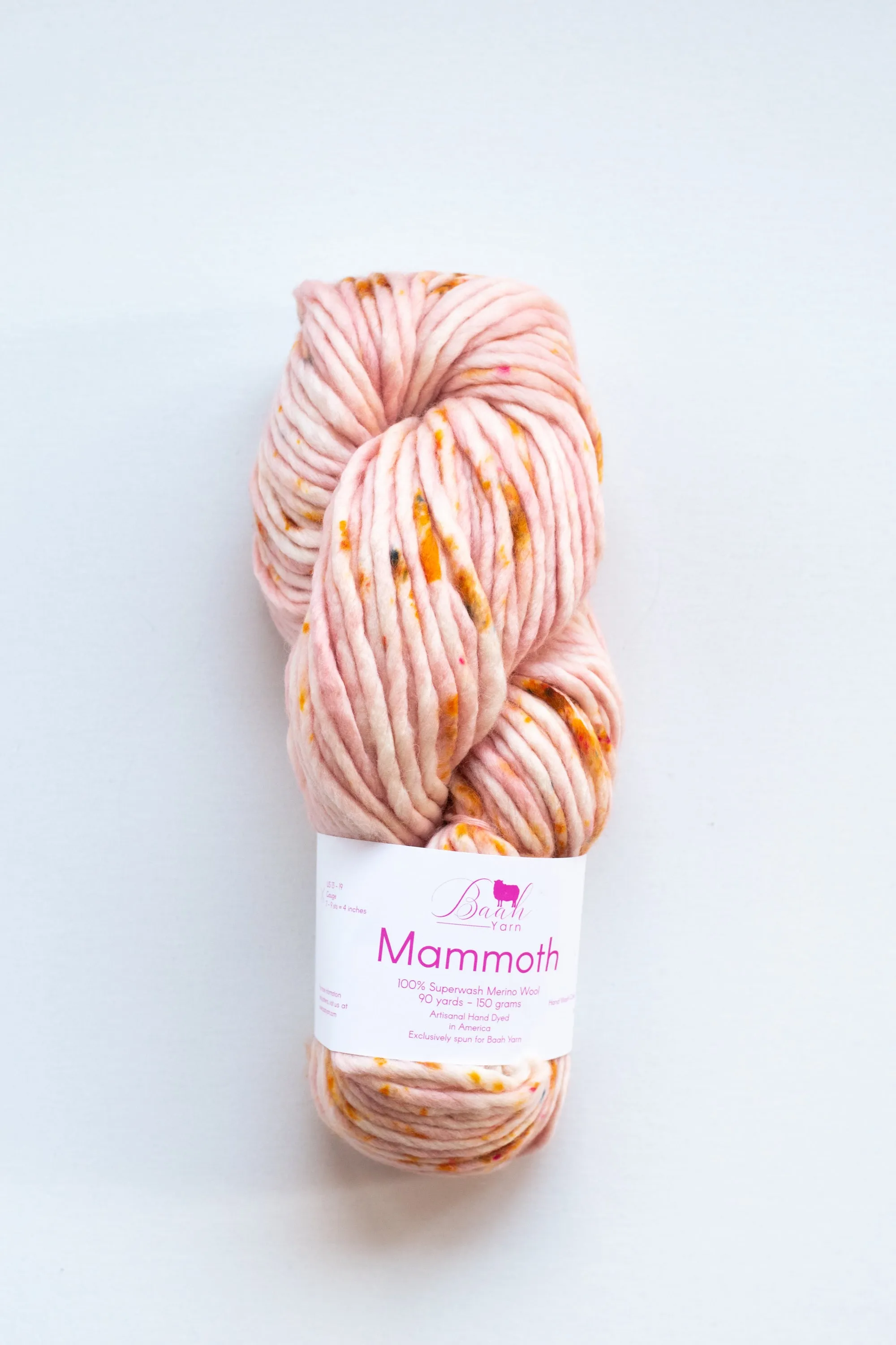 Baah Yarn Mammoth, Super Bulky Merino Wool Yarn