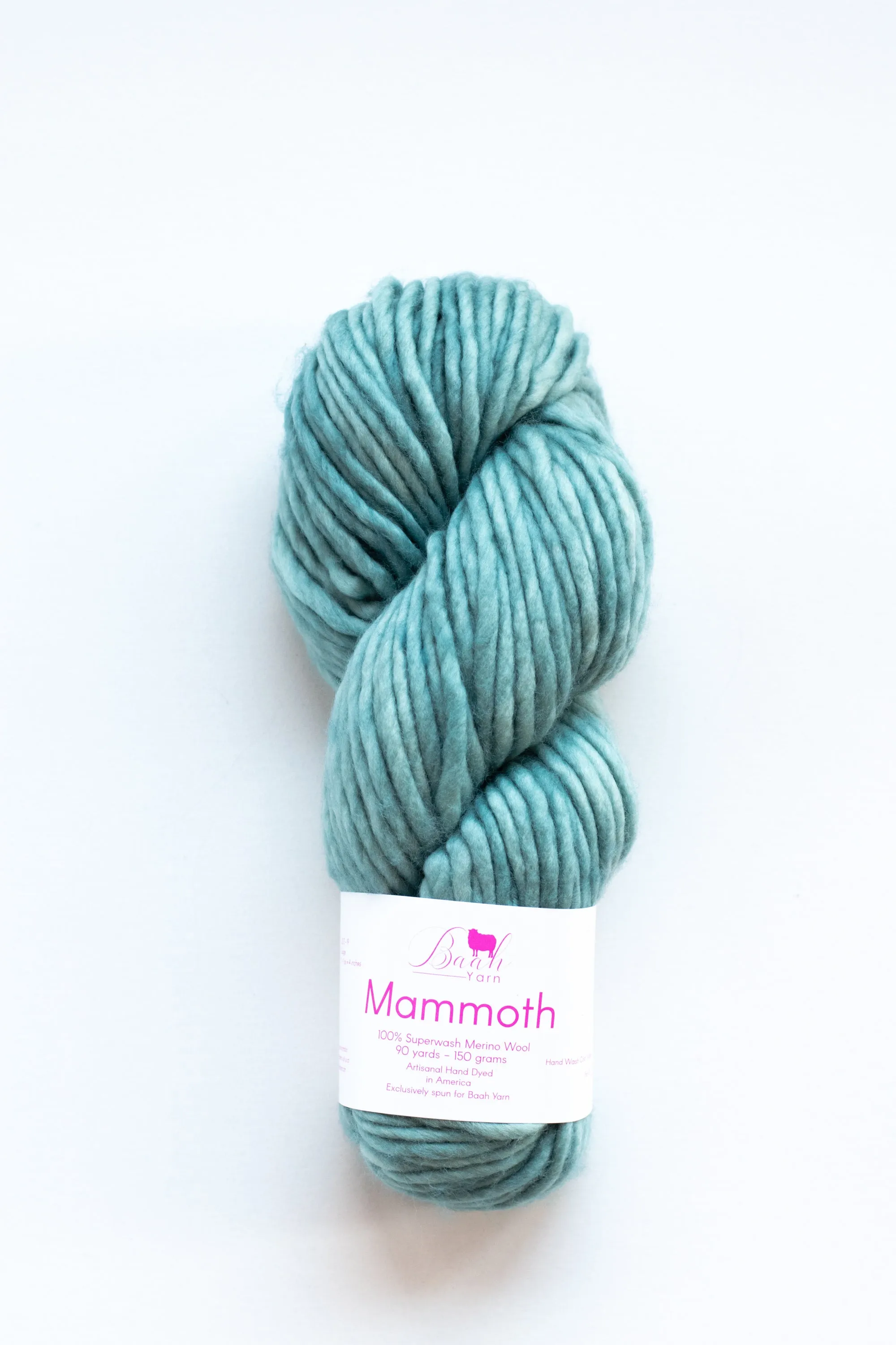 Baah Yarn Mammoth, Super Bulky Merino Wool Yarn