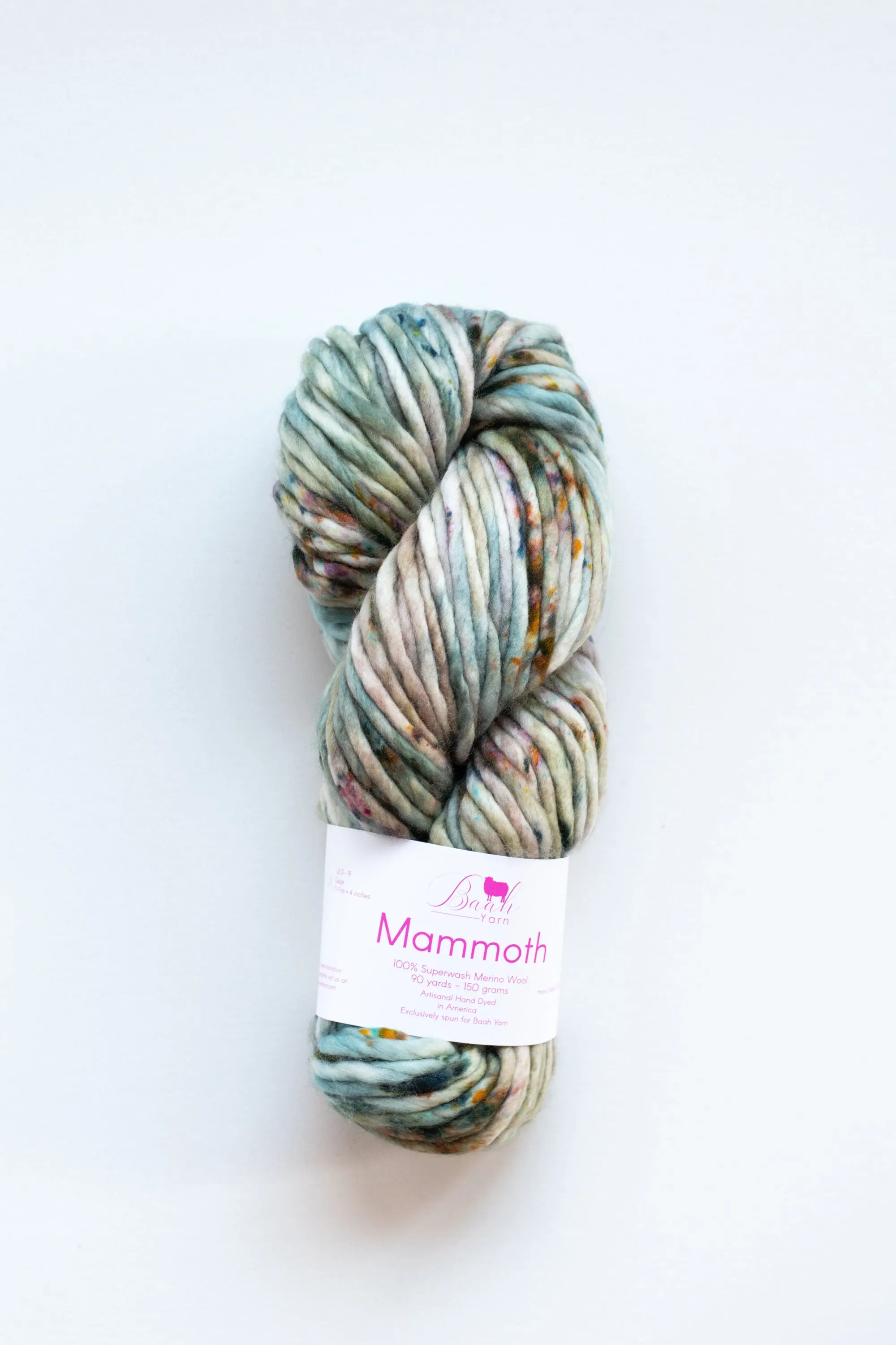 Baah Yarn Mammoth, Super Bulky Merino Wool Yarn