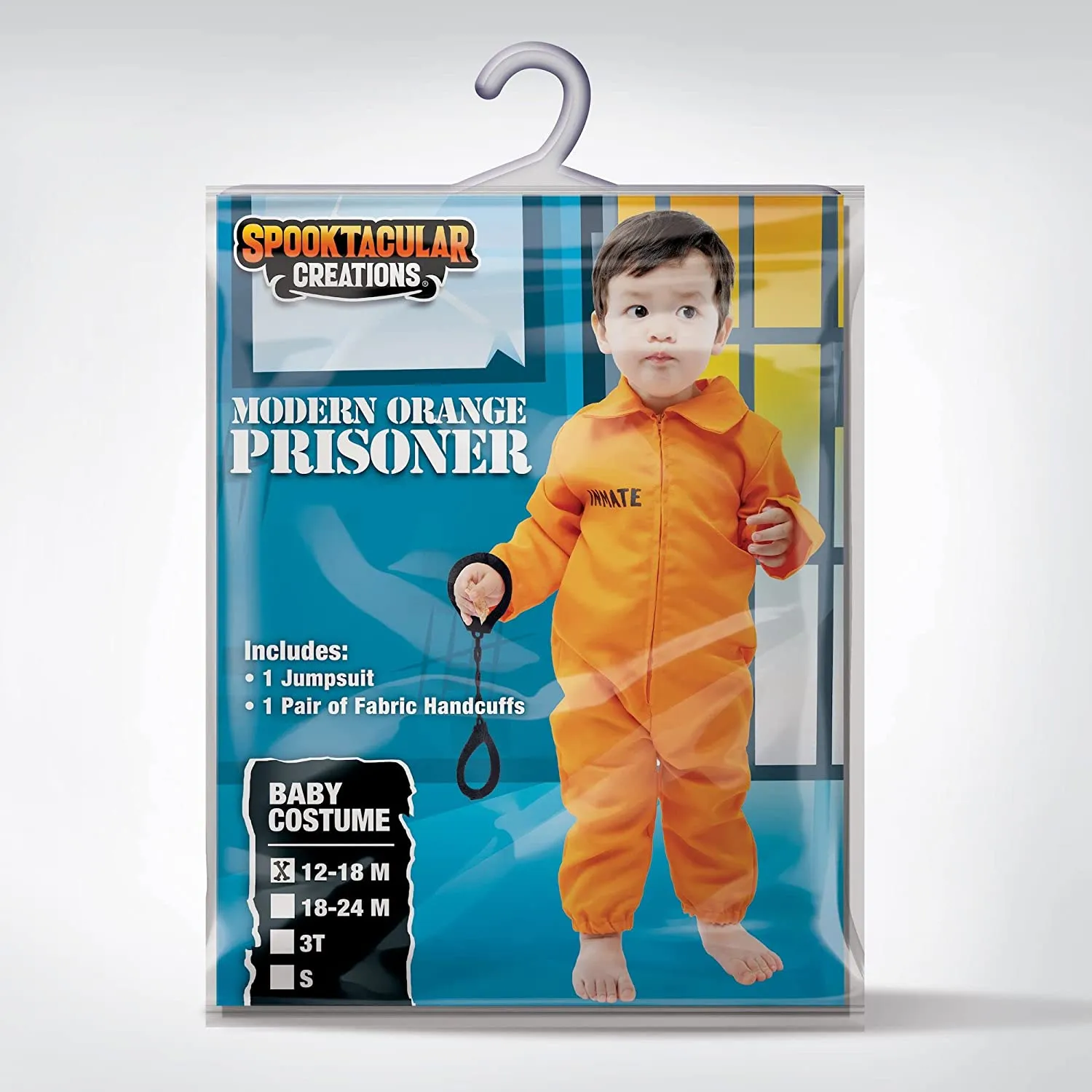 Baby modern orange prison uniform costume - Child