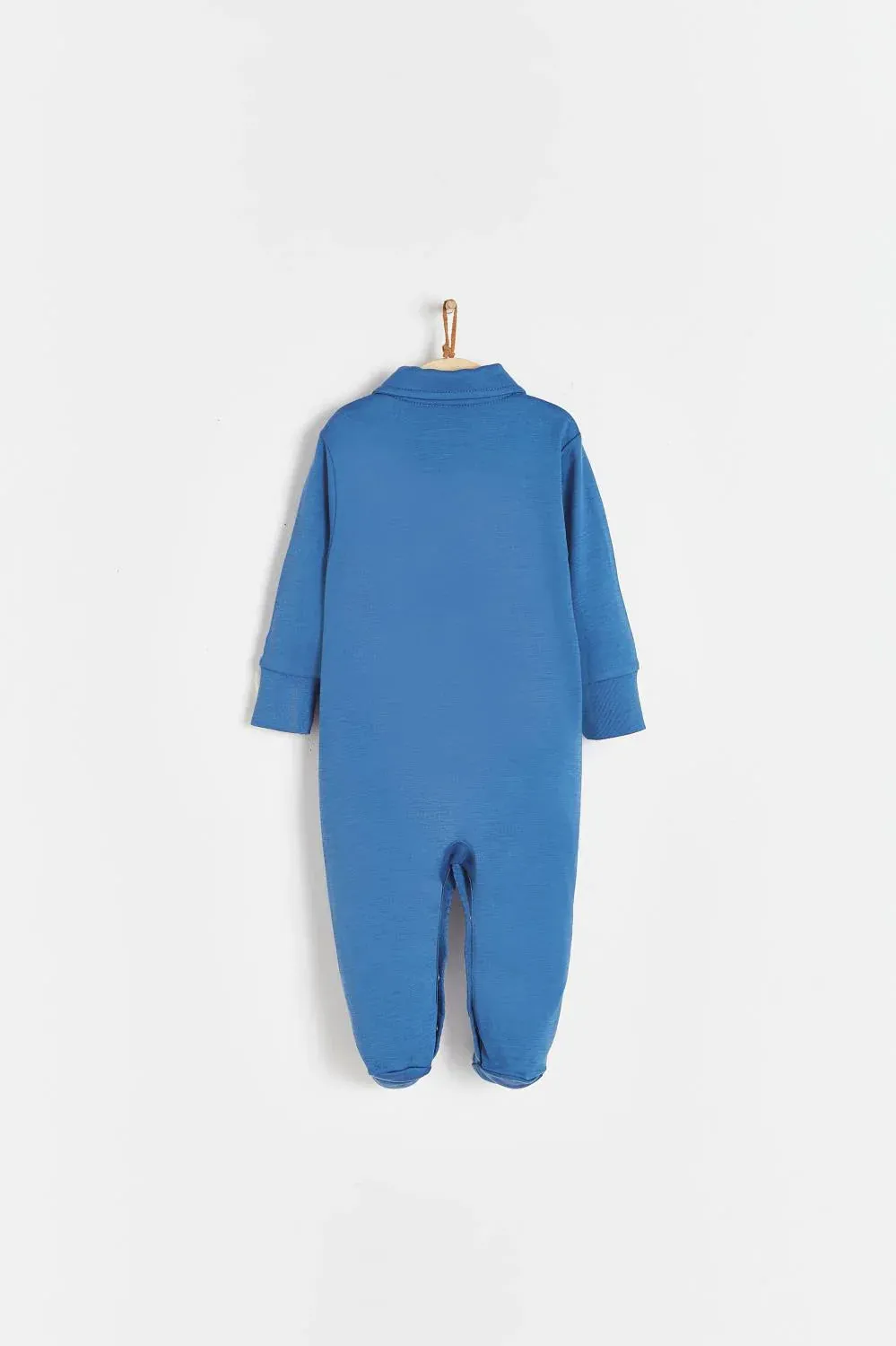 Babycottons Waffle Playsuit - Blue