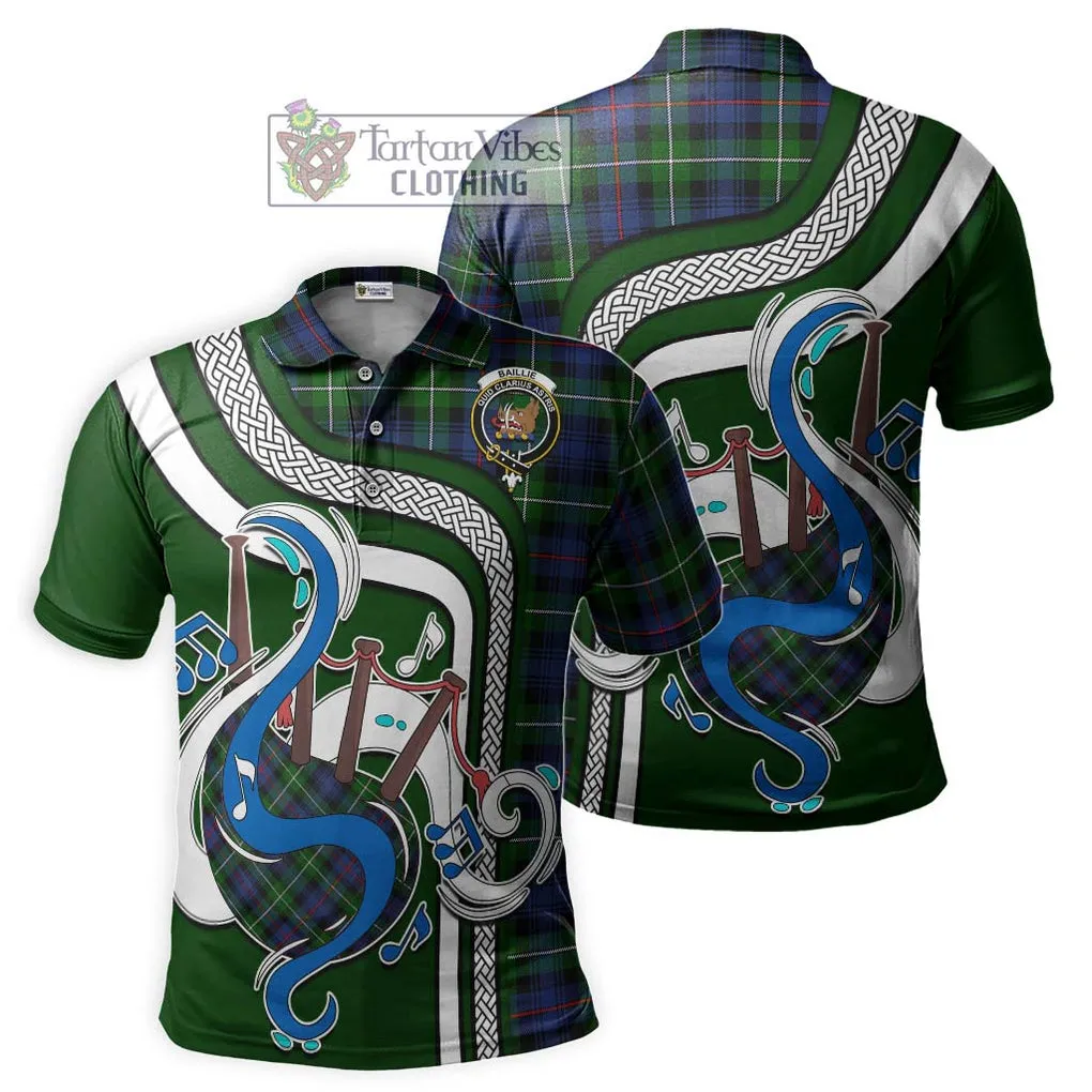 Baillie Tartan Polo Shirt with Epic Bagpipe Style