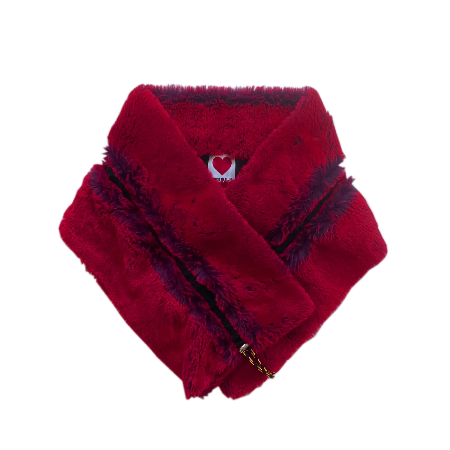 BIOFUR™ Red Fox Drawstring Scarf