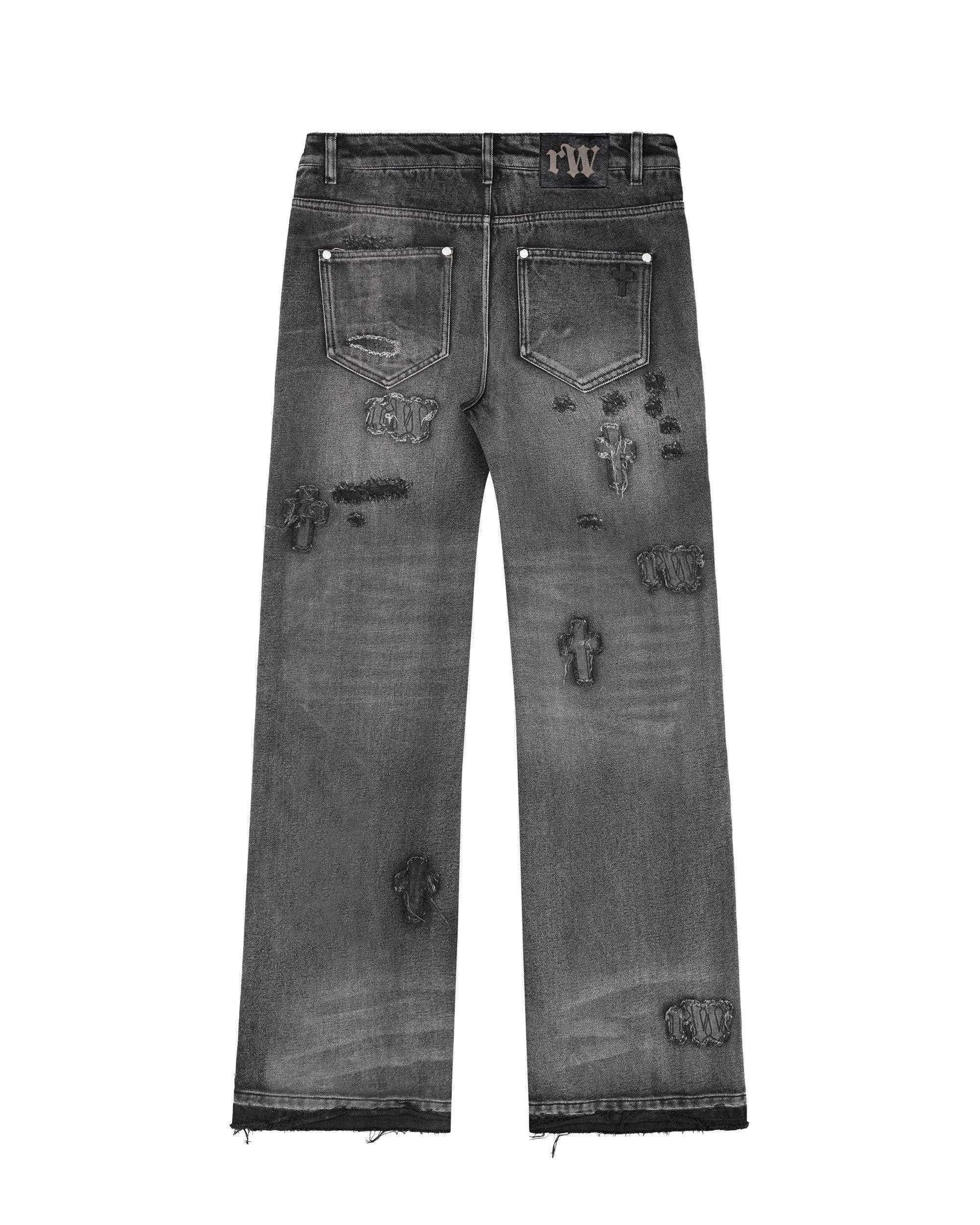 Black Ghost Cross Jeans