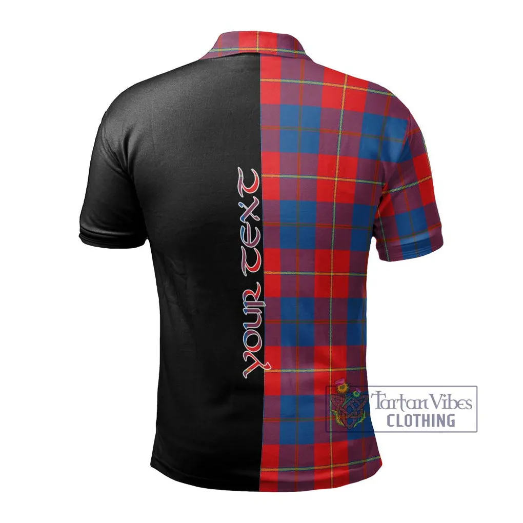 Blane Tartan Polo Shirt with Family Crest and Half Of Me Style