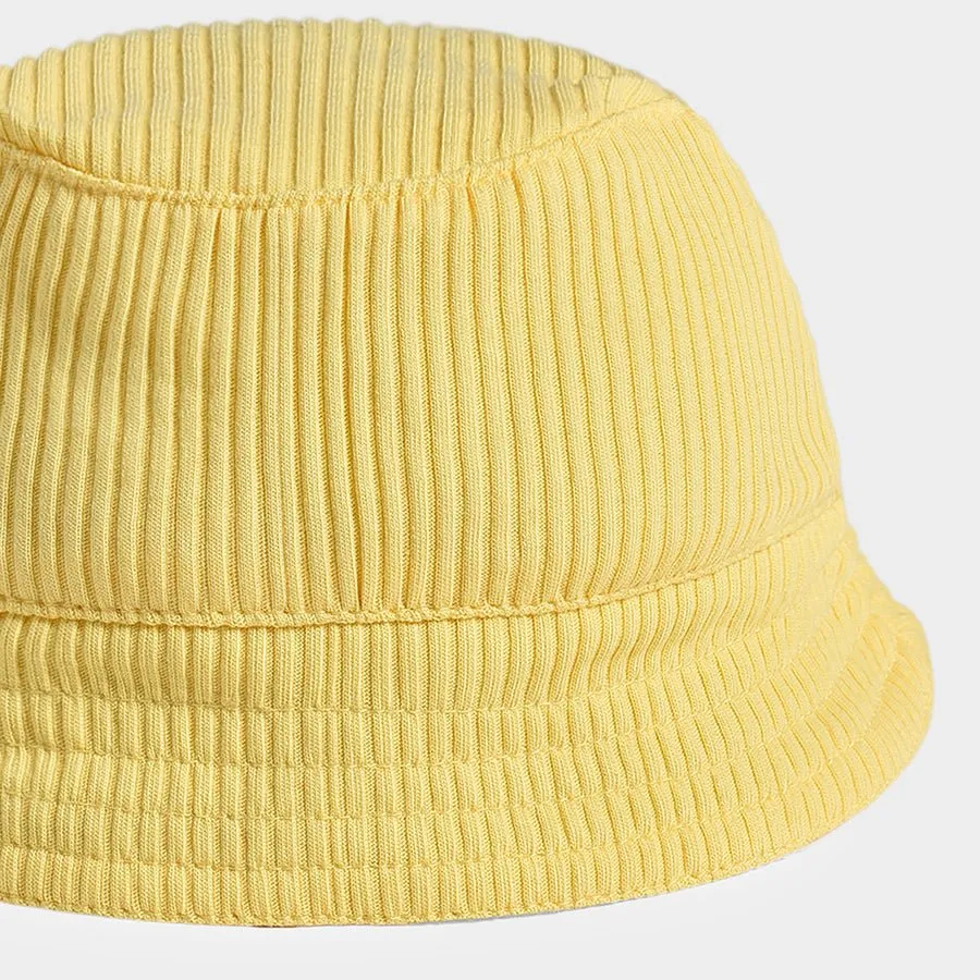 Bloom Solid Yellow Bucket Hat