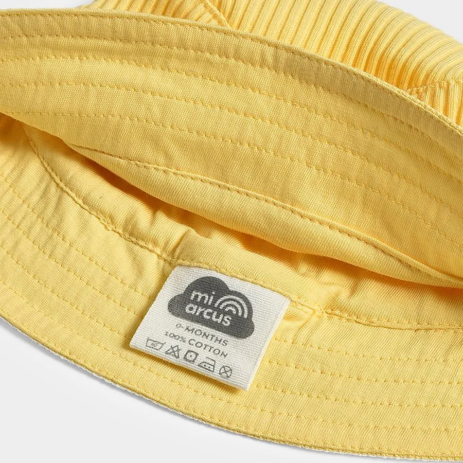 Bloom Solid Yellow Bucket Hat