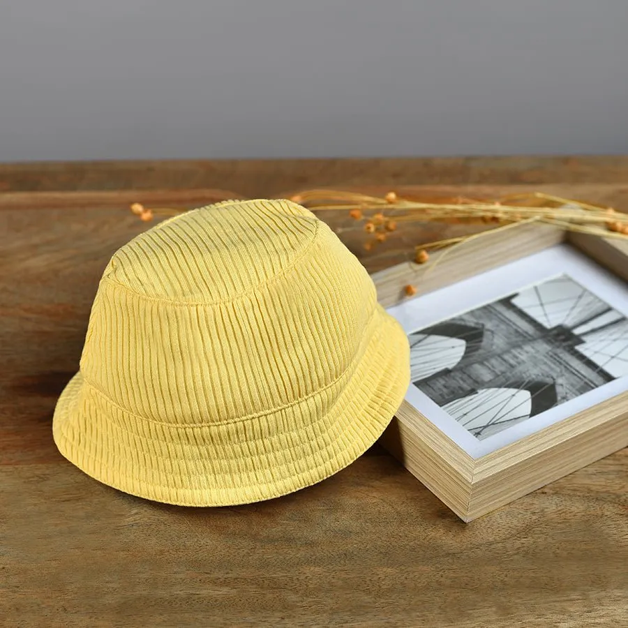 Bloom Solid Yellow Bucket Hat