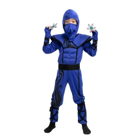 Blue Ninja Stealth Flame Costume - Child