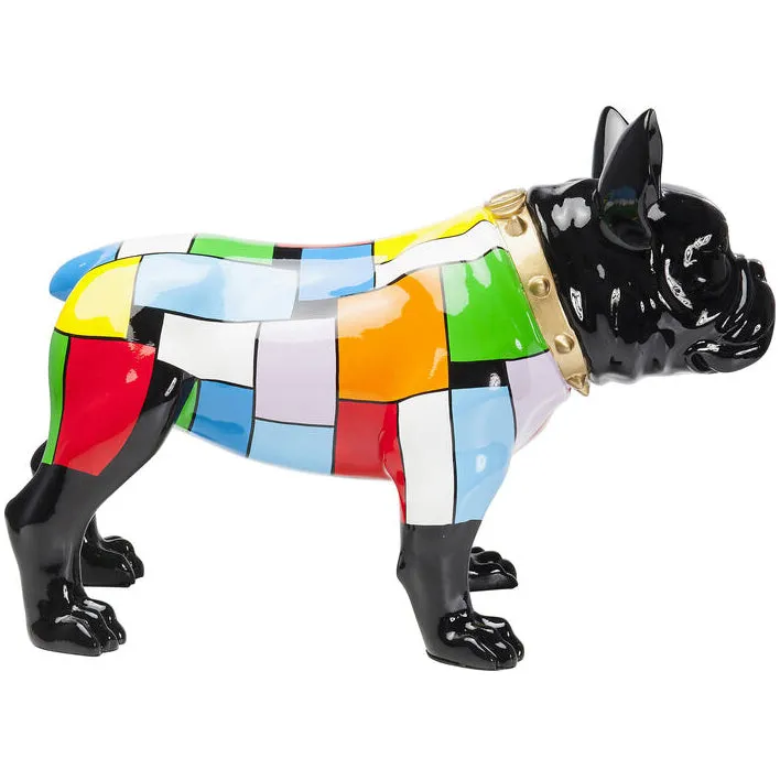 Bulldog Colore Deco Figurine