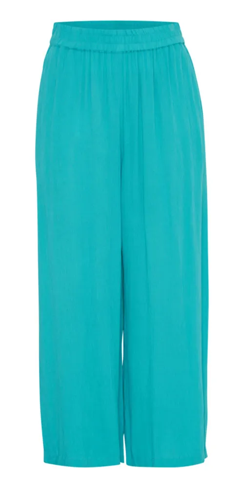 B.Young Lightweight Cropped Pants, aqua blue