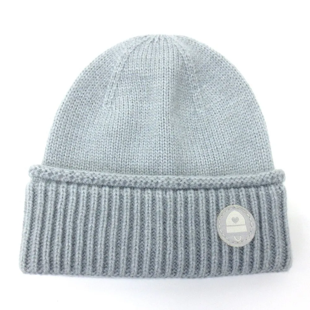 Calikids Knit My First Hat - Grey (Newborn, 0-6 Months)