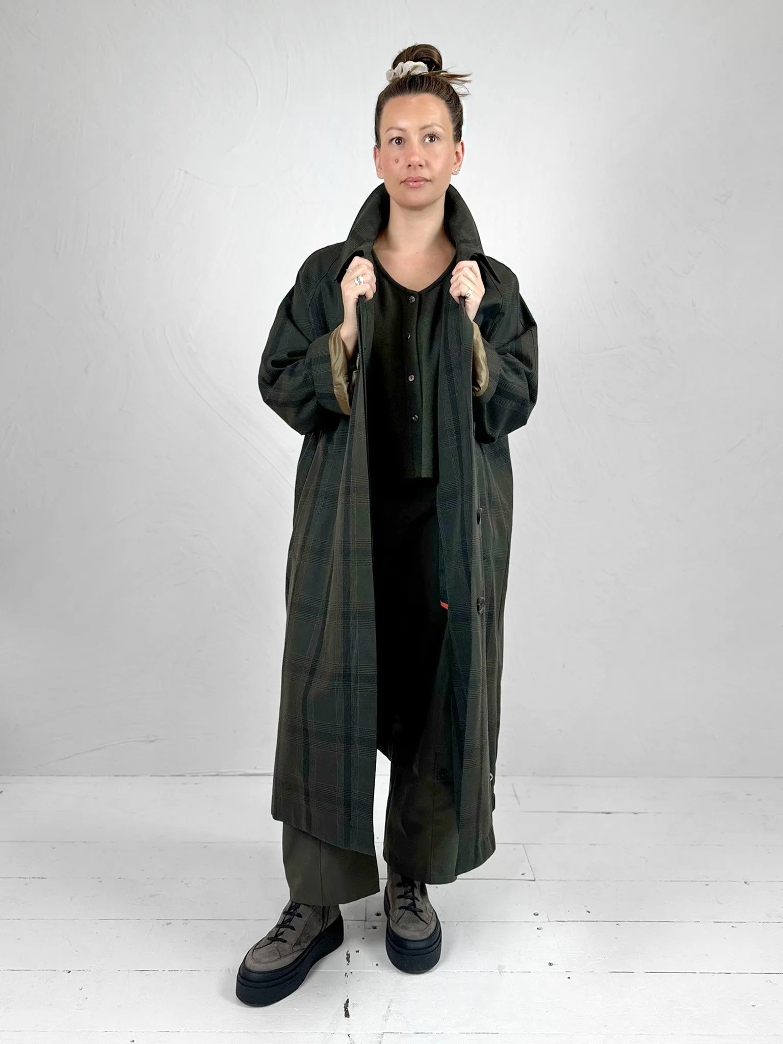 Camille Showerproof Cotton Overcoat