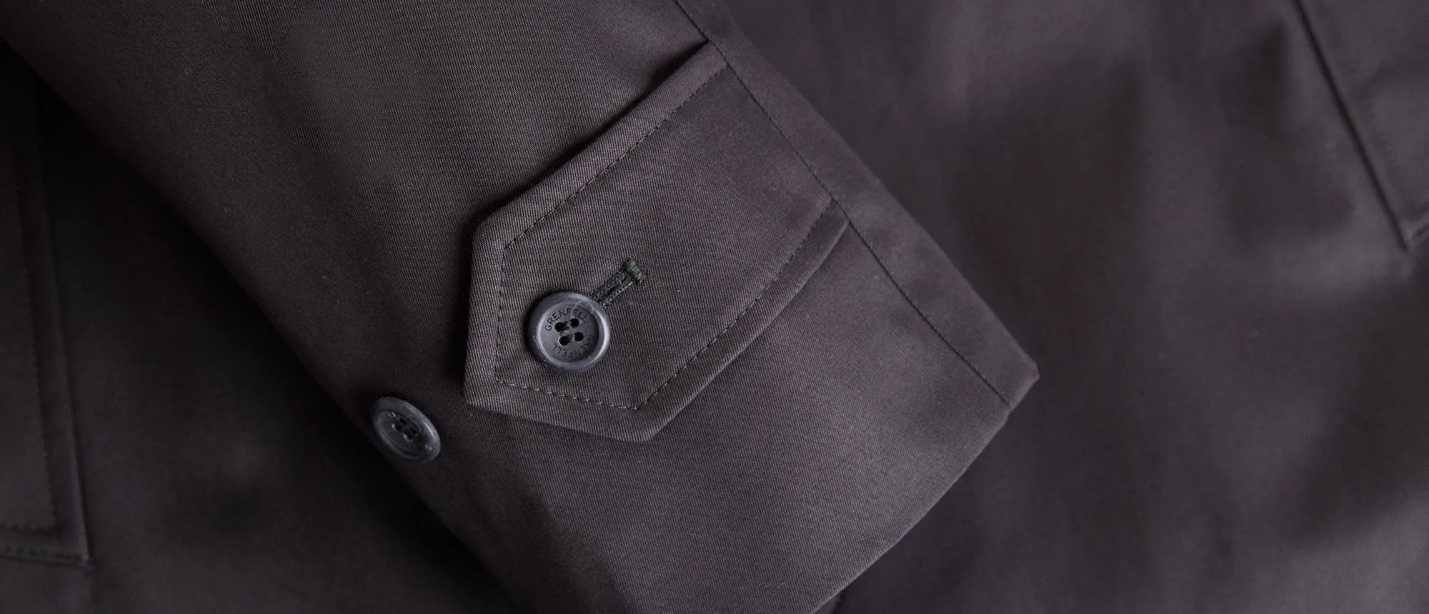 Campbell Cotton Gabardine Black