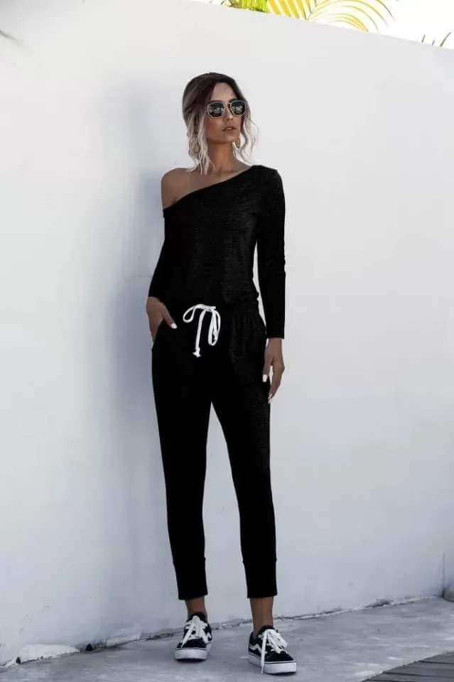 Capree Off-The-Shoulder Jumpsuit