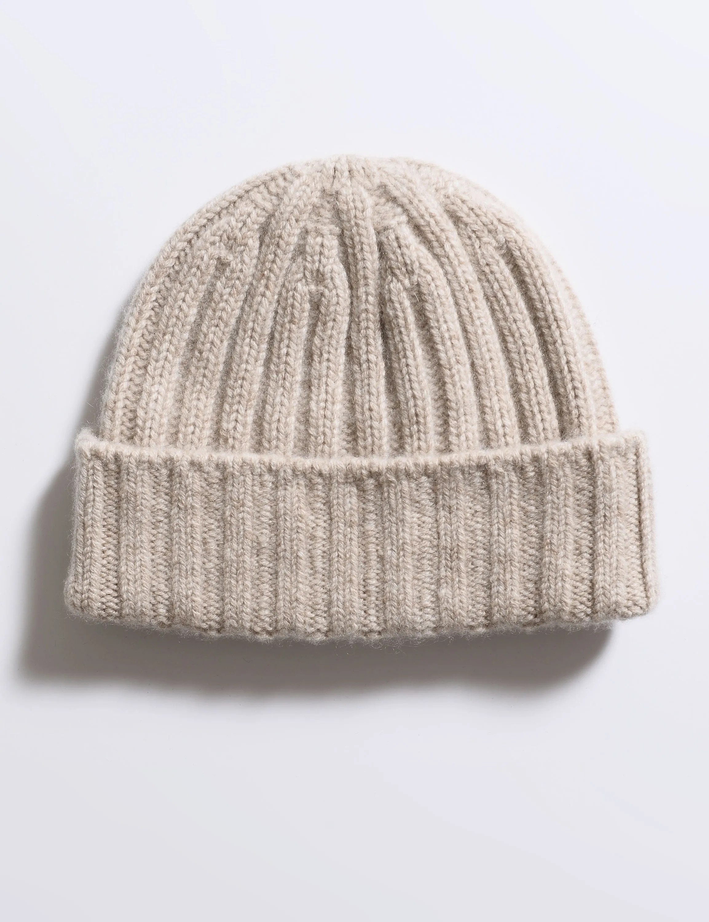 Cashmere Beanie - Light Beige