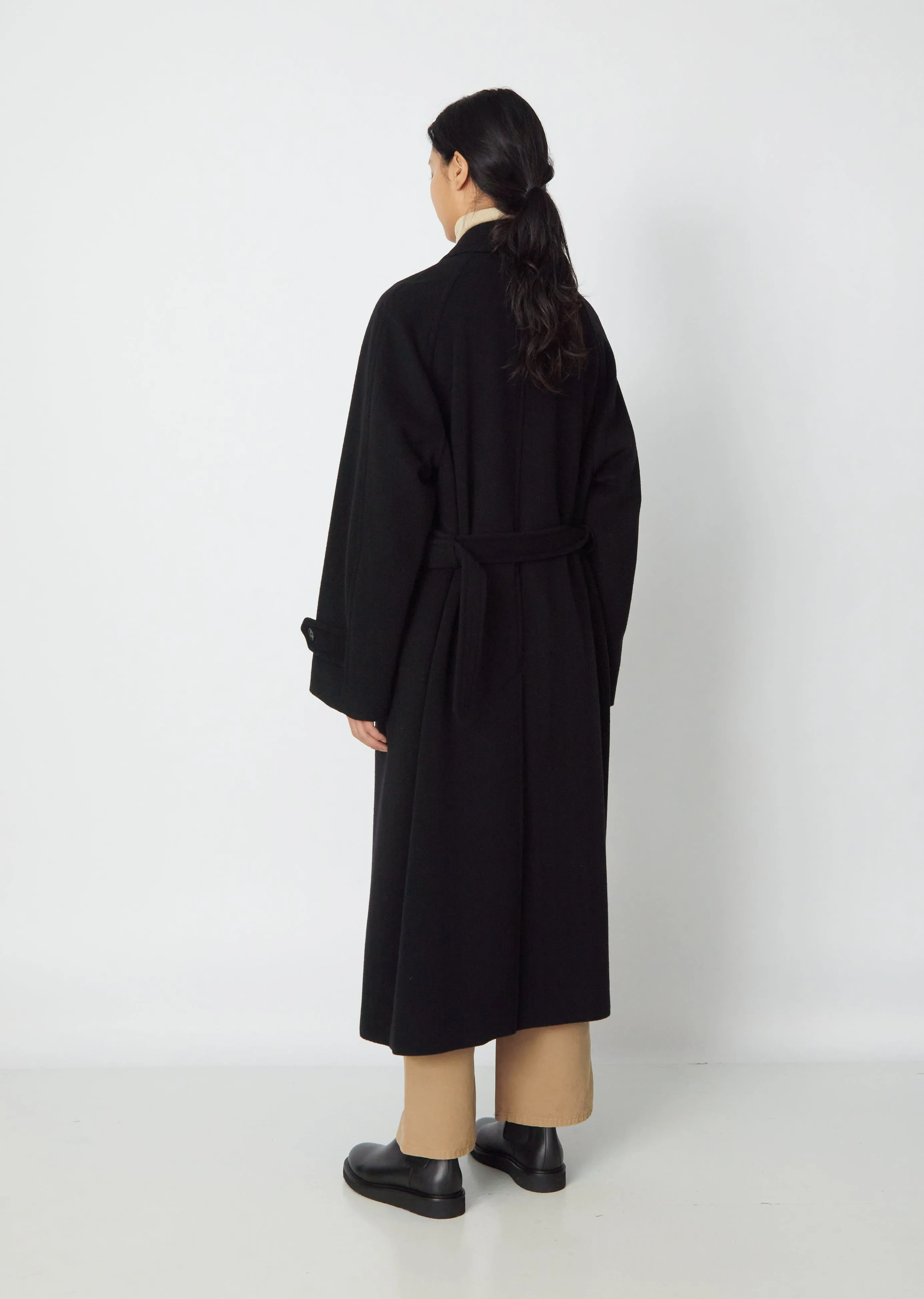 Cashmere Wool Collar Coat