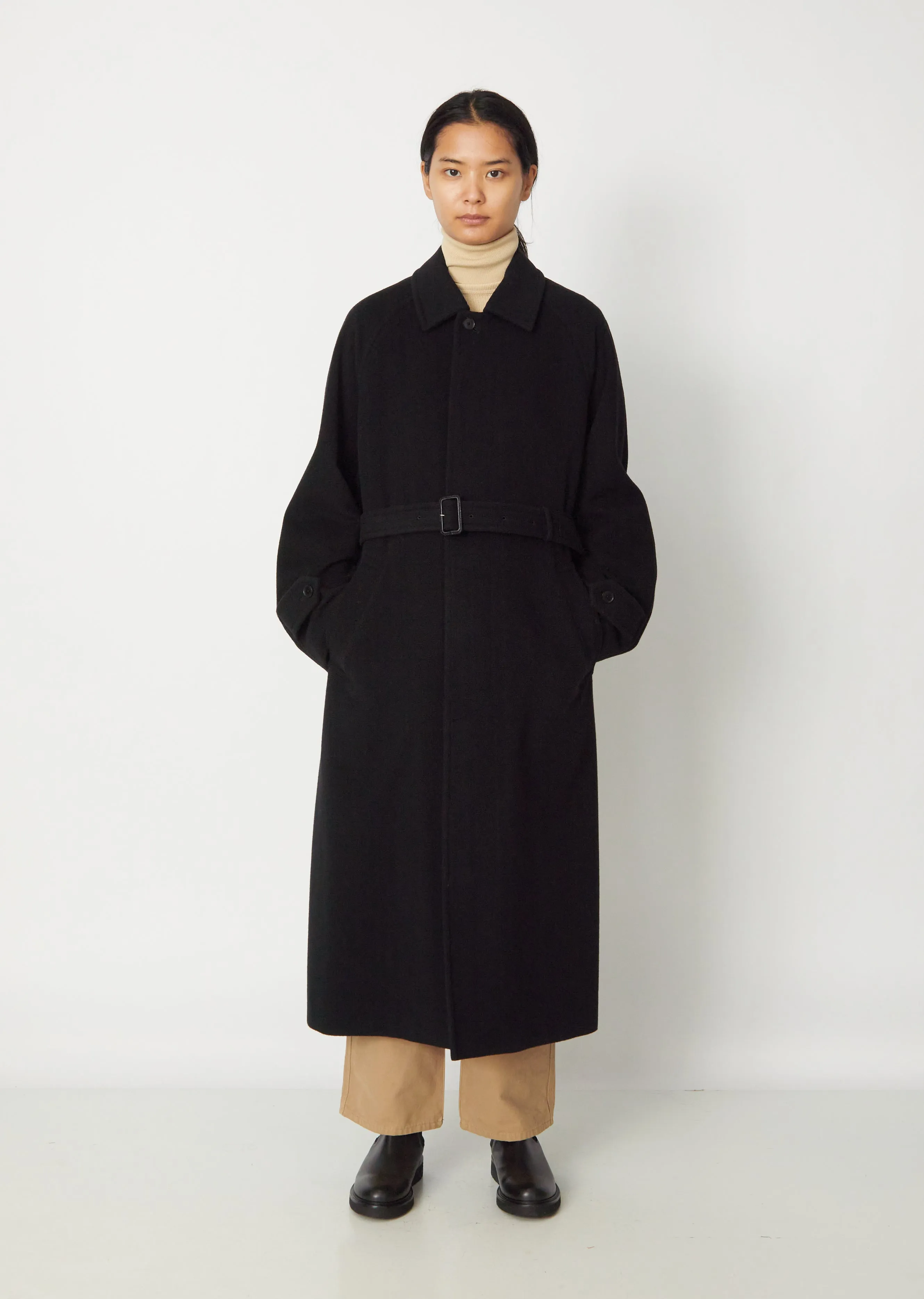 Cashmere Wool Collar Coat