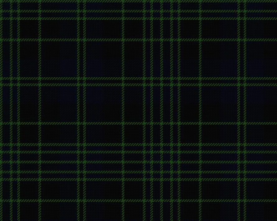 Clergy Green Modern Tartan Scarf