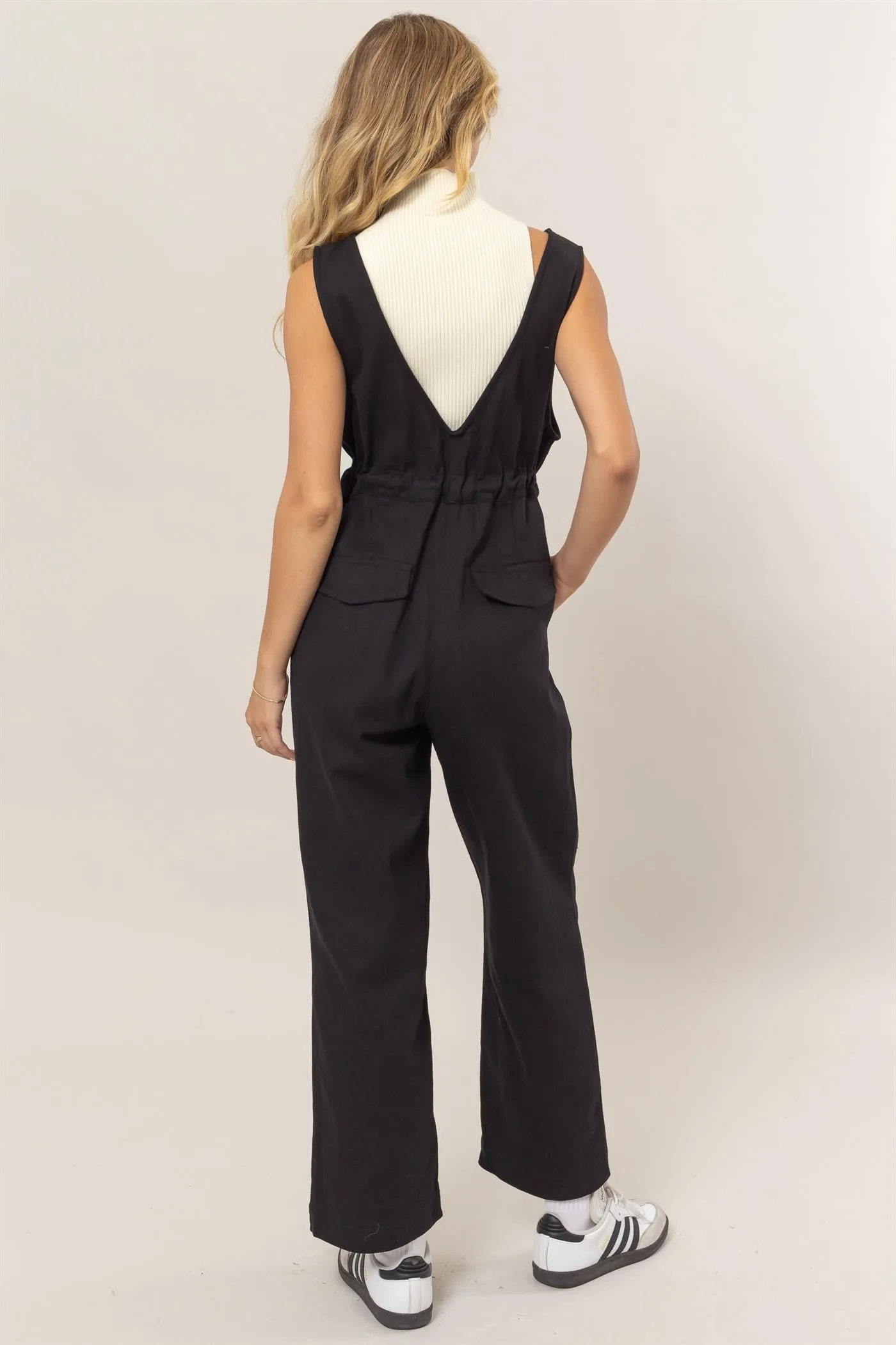 Cotton Twill Jumpsuit