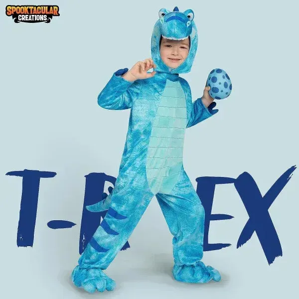 Creations Realistic Blue T-Rex Costume Dinosaur Costume