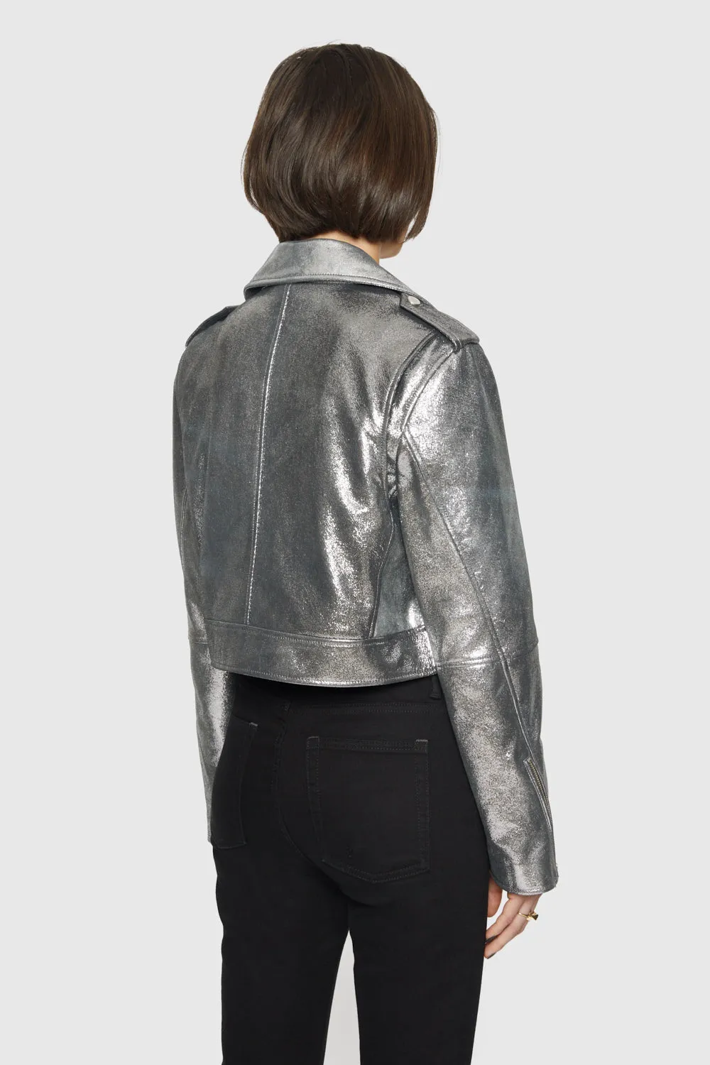 Cropped Jett Moto Jacket