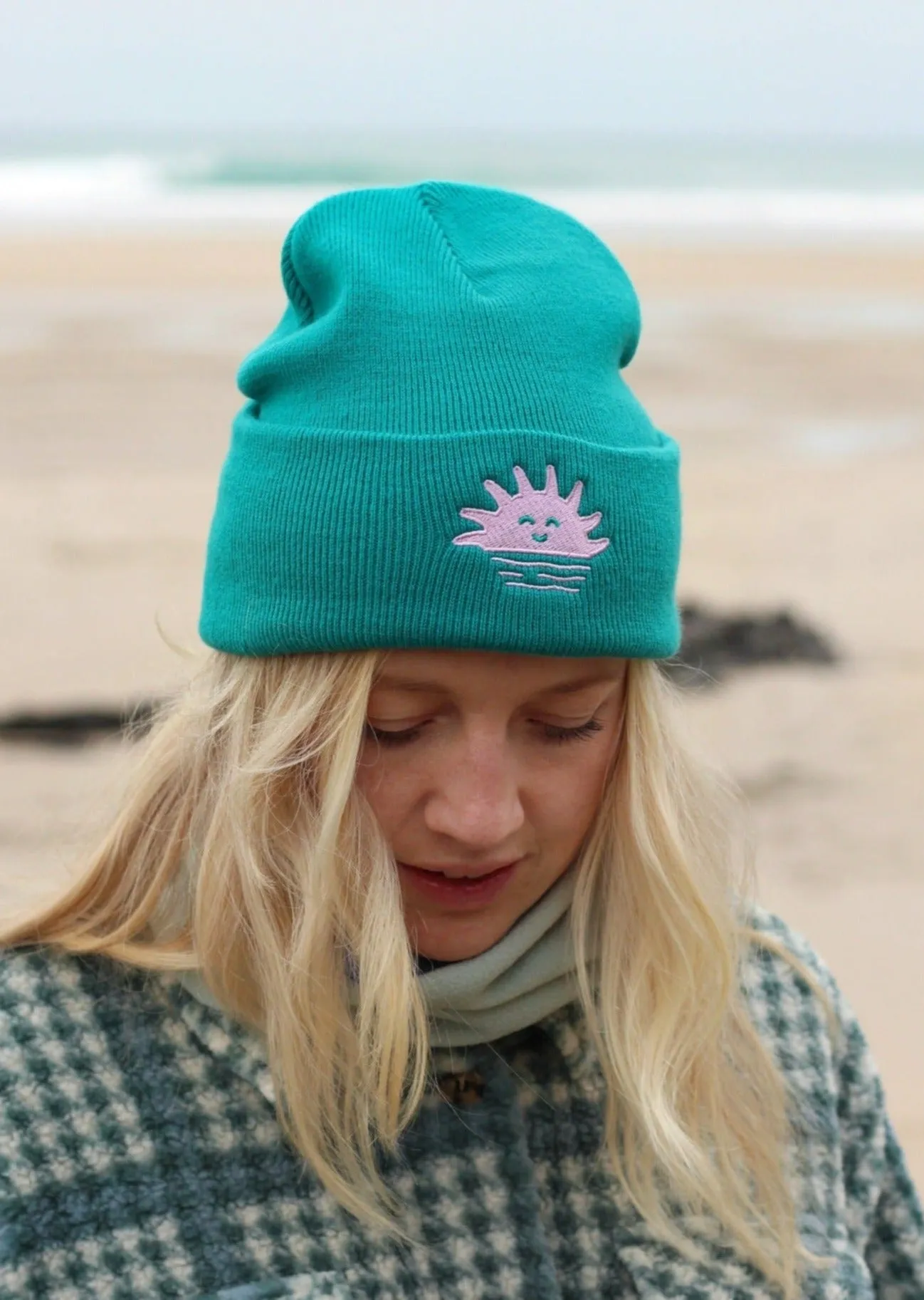 Dawn Patrol Classic Beanie in Turquoise