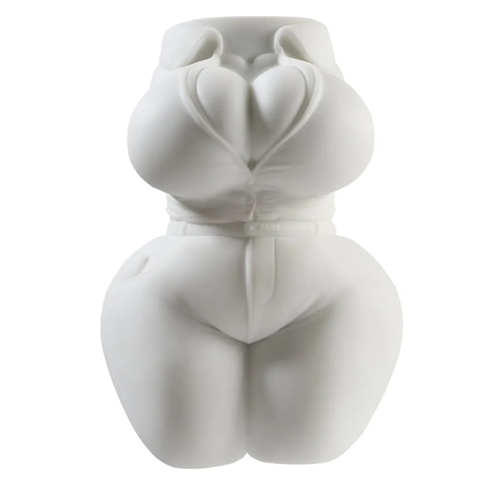 Denim Diva: Cow girl Torso Sex Doll All white designer Sex Toy For Men