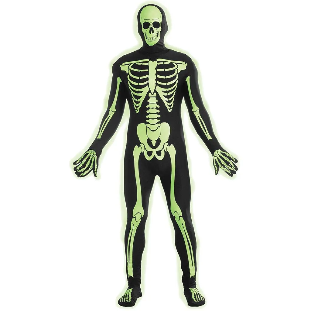 Disappearing Man Glow in the Dark Skeleton Costume Teen