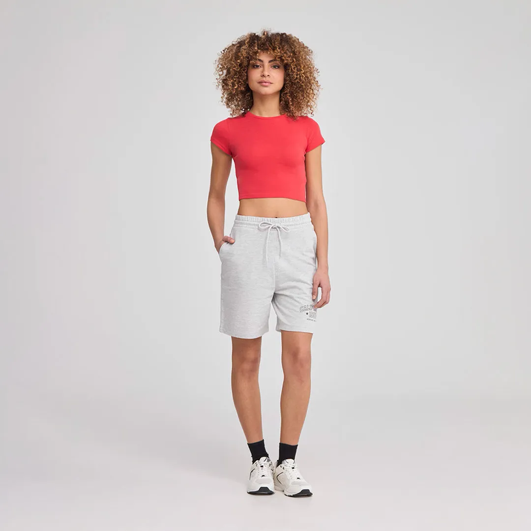 Drawstring Closure Bermuda Shorts