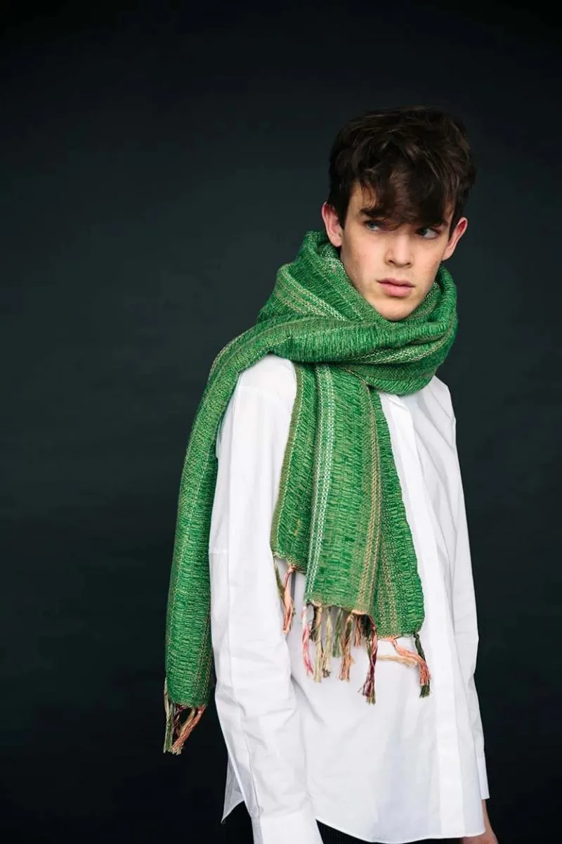 Emerald Green Handwoven Crios Wrap