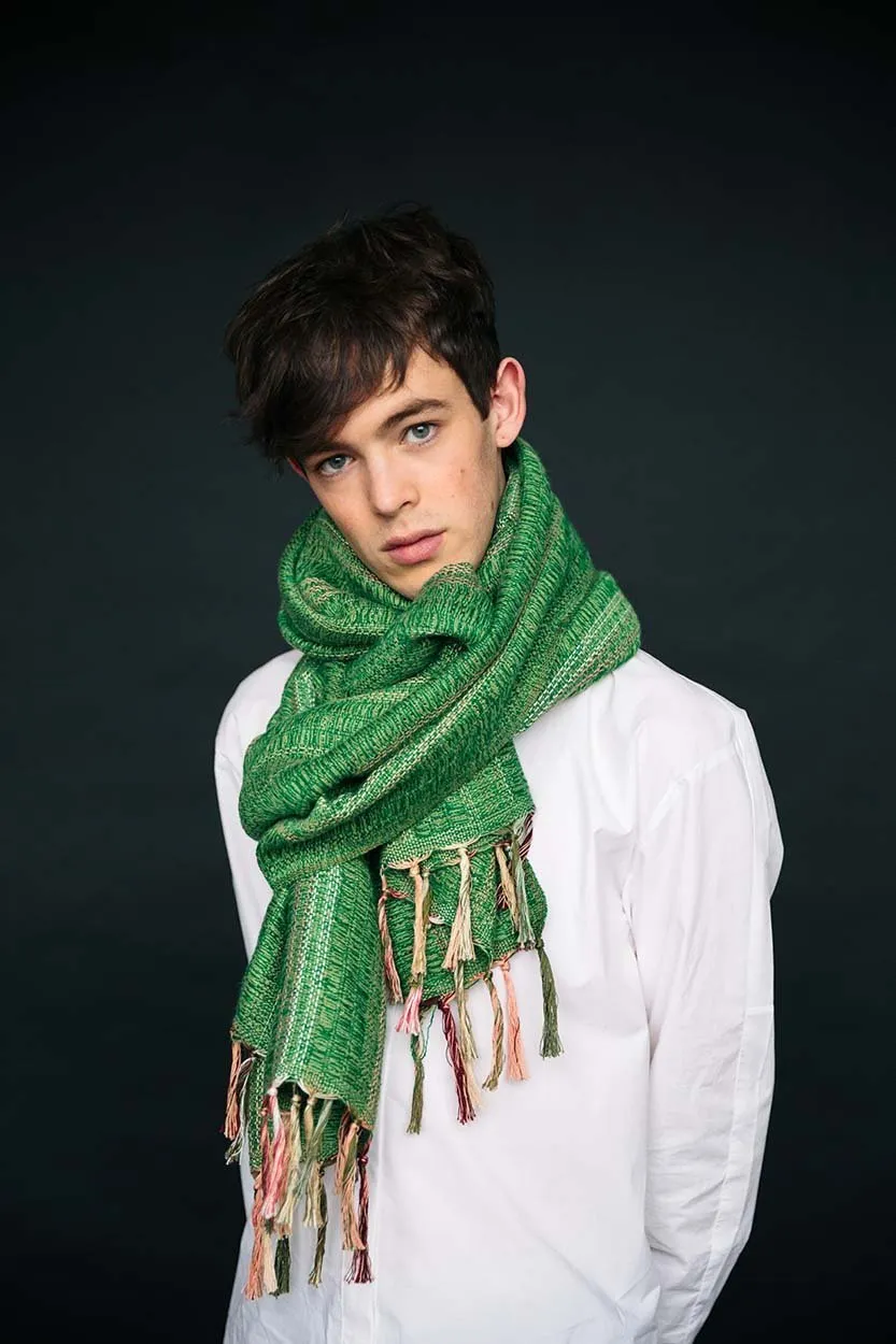 Emerald Green Handwoven Crios Wrap