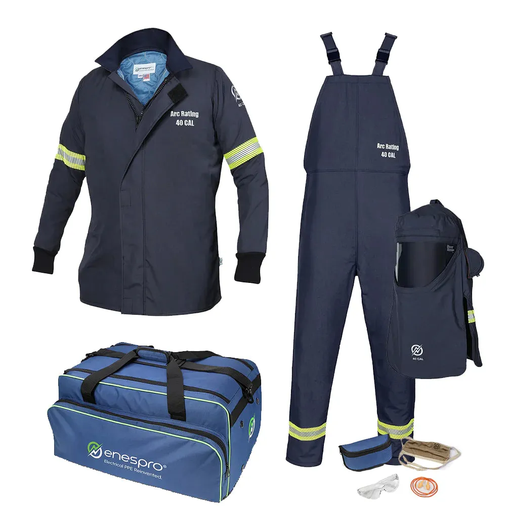 Enespro National Safety Apparel EN40KTNDNB02  40 cal AirLite Arc Flash Kit